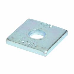 SQUARE WASHER, 7/16-IN. HOLE, 3/8-IN. BOLT, ZINC PLATED