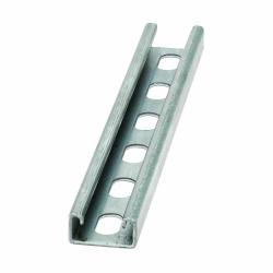 CHANNEL, 13/16-IN. X 1 5/8-IN., 9/16-IN. X 1 1/8-IN. SLOTTED HOLES, 12 GA., 120-