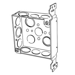 BX 4 IN SQ 1-1/2 DP ECNTRC KO VERT BRCKT