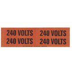 Marker Card,Ideal,Voltage And COND,MED,SZ 1-1/8 IN W,4-1/2 IN LEN,LGND 240V