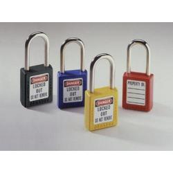 Padlock,Ideal,Lockout,Xenoy BDY Lock,RED,1-1/2 IN W,PKG CD of 1