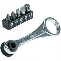 Slim-Profile Mini Ratchet Set 5-Pc