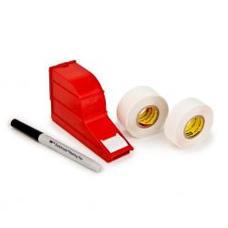 Wire Marker Write-On Dispenser + Pen 0.75" x 1.375" label