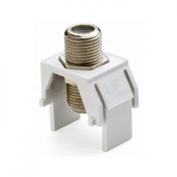 N-RECESSED NICEL F CONNECT WH (M20)