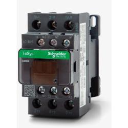 SCHNEIDER Contactors Motor Control DIN Rail 3-P 25A 1NO/1NC 120VAC TeSys D Series