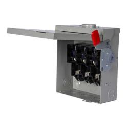 SAFETY SWITCH VBII  200A 2-POLE 3-WIRE 240V FUSIBLE GENERAL DUTY, NEMA TYPE 3R OUTDOOR ENCLOSURE, SERIES A