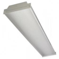 TECHBRITE S492SSXBCXX00P0-WOE - WRAP, 4' LONG, 9"WIDE, 2 LAMP FIXTURE WIRED FOR DUAL END LED TUBES