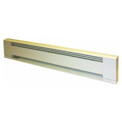 600W 240/208V 36"Res Hydronic Bsbd, Wht