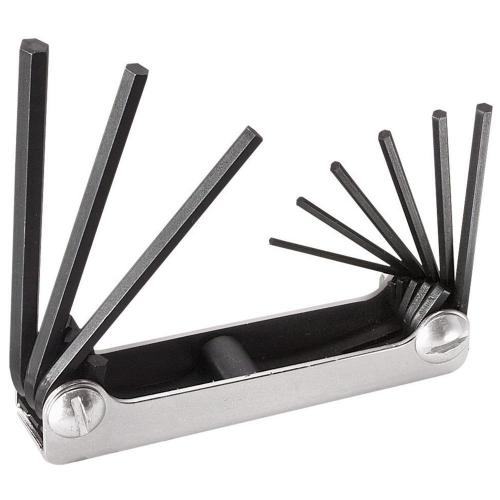 Nine-Key Inch Folding Hex Key Set