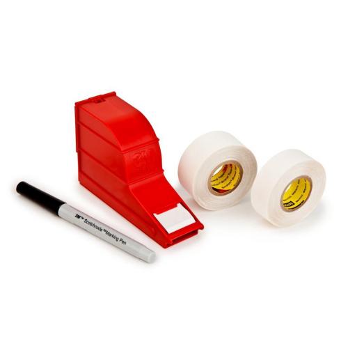 Wire Marker Write-On Dispenser + Pen: 0.75" x 1.375" label