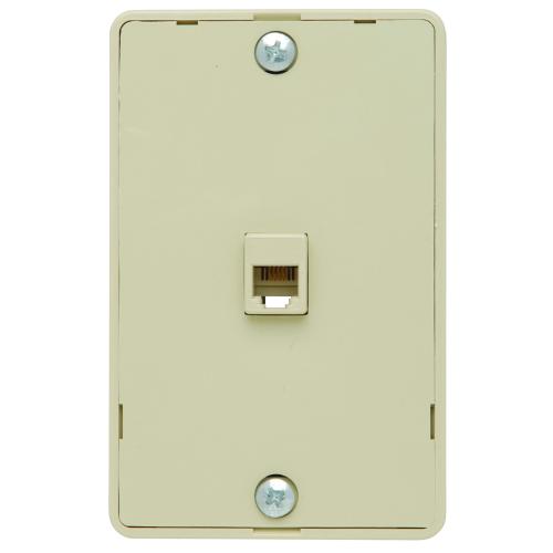 TELEPHONE 1OUTLET 4WIRE WALL MOUNT
