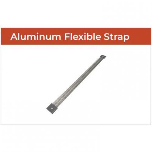 1" x 18" aluminum flexible strap w/ 5/16 x 9/16" holes mustuse HDW100