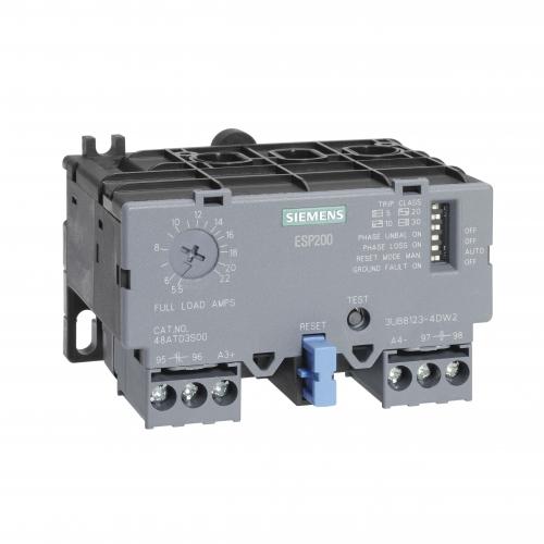 Overload Relay,5.5-22Amps,3Ph,ESP200