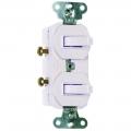 COMBO 2 SW 1P+3W 15A 120/277V W         OBSOLETE